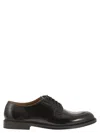 Doucal's Man Lace-up Shoes Midnight Blue Size 6.5 Soft Leather In Black