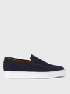 Doucal's Slip-on Suede Loafers In Blue