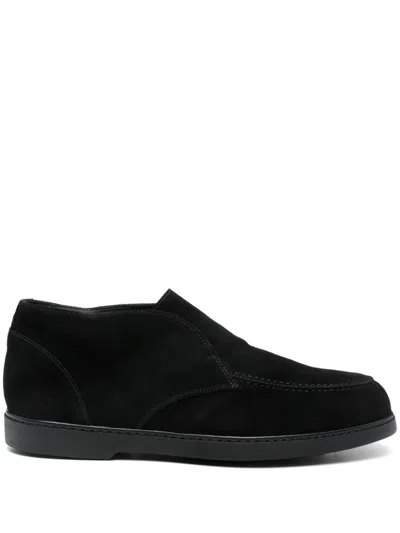 Doucal's Slip-on Suede Chukka Boots In Blau