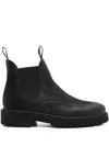 Doucal's Suede Ankle Boots In Black
