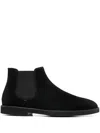 Doucal's Suede Ankle Boots In Schwarz