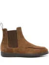Doucal's Man Ankle Boots Camel Size 9 Leather In Brown