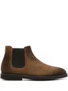 Doucal's Suede Ankle Boots In Brown