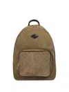 Doucal's Suede Backpack In Braun