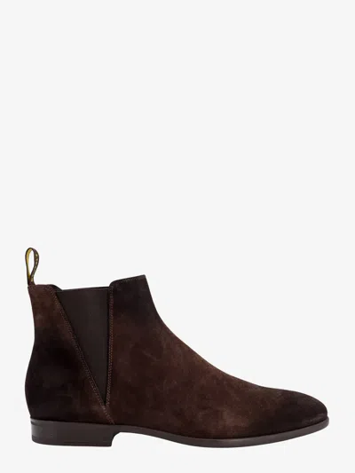 Doucal's Suede Boots In Brown