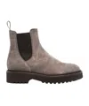 Doucal's Suede Boots In Black