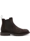 Doucal's Man Ankle Boots Dark Brown Size 8.5 Leather In Brown