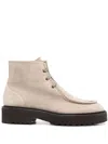 Doucal's Suede Chukka Boots In Neutrals