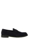 Doucal's Man Loafers Midnight Blue Size 10 Soft Leather In Blue