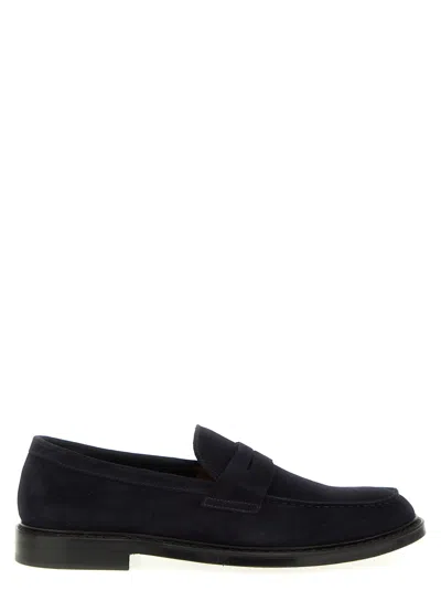 DOUCAL'S SUEDE LEATHER LOAFERS