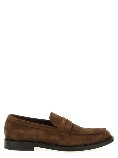 DOUCAL'S SUEDE LEATHER LOAFERS