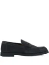 Doucal's 'standford' Black Slip-on Loafers