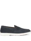Doucal's Mocassins Adler Suede Loafers In 黑色