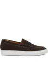 Doucal's Suede Loafers In Brown