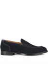 Doucal's Suede Loafers In Blue