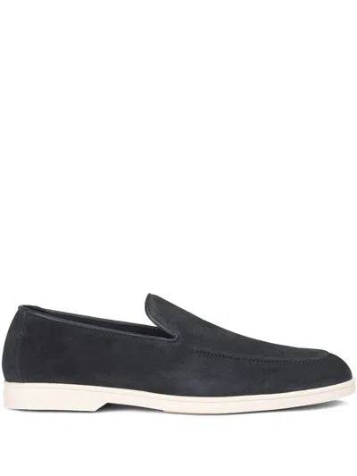 Doucal's Suede Loafers In Blue