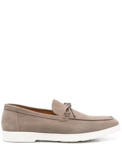 Doucal's Suede Loafers In Brown