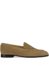 Doucal's Suede Loafers In Hazel