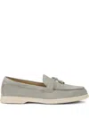 Doucal's Suede Loafers In Grey