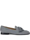 Doucal's Suede Loafers In Grey