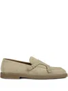 Doucal's Suede Loafers In Neutrals