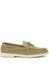 Doucal's Suede Loafers In Camel