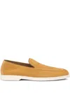 Doucal's Suede Loafers In Honey