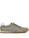 Doucal's Suede-panels Sneakers In Neutrals