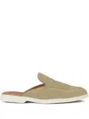Doucal's Suede Sandals In Neutrals