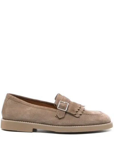 Doucal's Suede Sneakers In Brown
