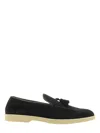 Doucal's Tassel-accent Suede Loafers