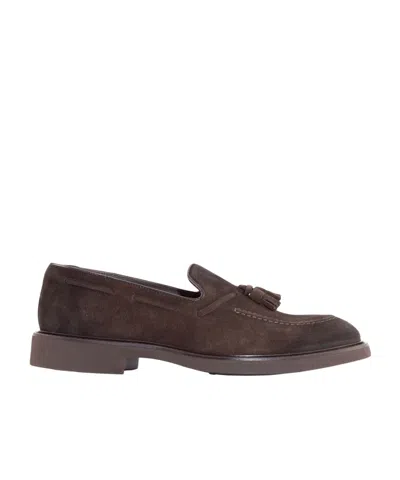 DOUCAL'S TASSEL DETAIL BUSINESS SHOES