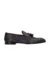 Doucal's Tassel-detail Leather Loafers In Black