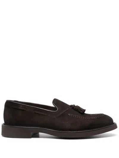 Doucal's Tassel-detailed Loafers In Brown