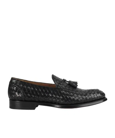 Doucal's Tassel-detail Leather Loafers In Brown