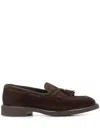 DOUCAL'S TASSEL SUEDE LOAFERS