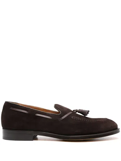 Doucal's Thor Moccasins In Suede In Brown