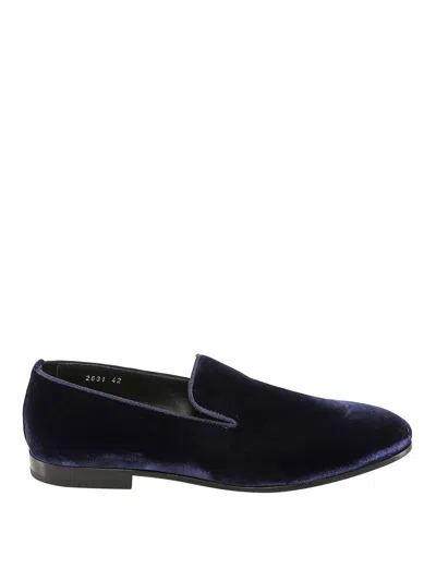 DOUCAL'S VELVET LOAFERS