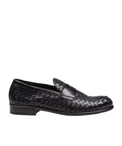 Doucal's Woven Loafers In Black
