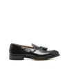 Doucal's Leather Oxford Shoes In Black