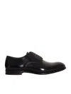 Doucal's Man Lace-up Shoes Midnight Blue Size 6.5 Soft Leather In Black
