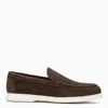 DOUCAL'S DOUCAL'S SUEDE MOCCASIN