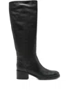 Doucal's 45mm Calf Leather Boots In Black