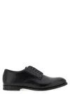 Doucal's 5 Fori Lace Up Shoes In Black