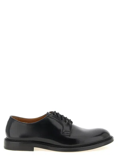 Doucal's Lace-up Derby Shoes In Black