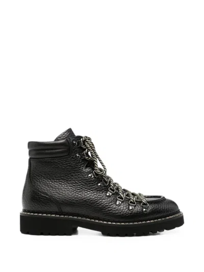 Doucal's Ateca Lace-up Boots In Black