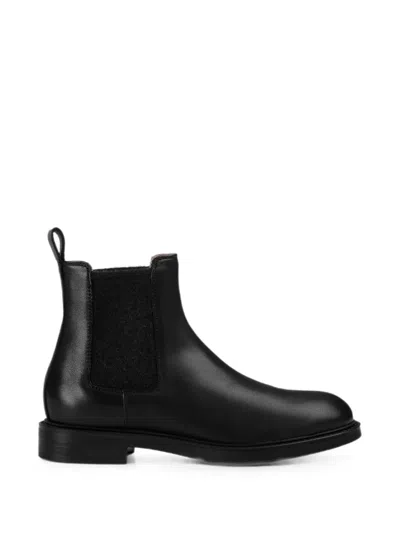 Doucal's Beatle Chelsea Boots In Black