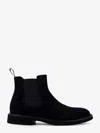 Doucal's Round-headed Short Boots In Black
