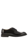 Doucal's Man Lace-up Shoes Black Size 9 Calfskin In Black