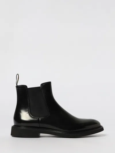 Doucal's Doucals Brushed Leather Ankle Boots In Black